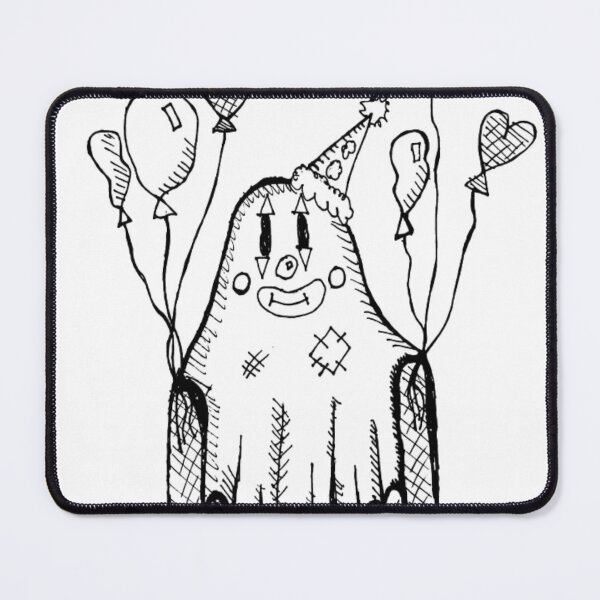 Item preview, Creepy Clown Ghost Holding Balloons  designed and sold by KayTurtless.