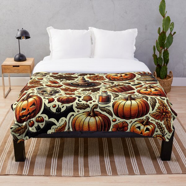 Item preview, Halloween Pattern designed and sold by InsanseCreation.