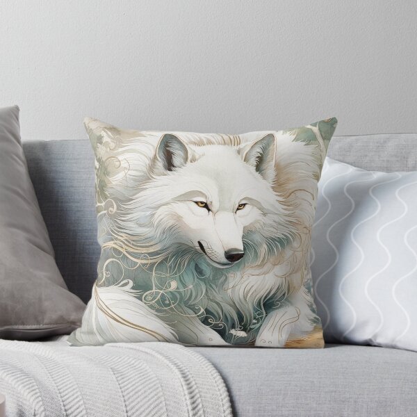 Item preview, Japanese art style White wolf designed and sold by Maximilianos.