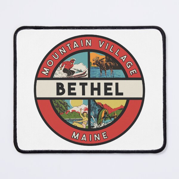 Item preview, Bethel Maine Vintage Style Decal designed and sold by Decal Mania.