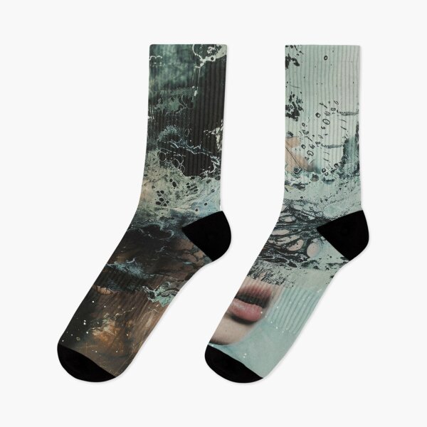 Item preview, her ego is washed away - abstract female portrait designed and sold by HighlyDeep.