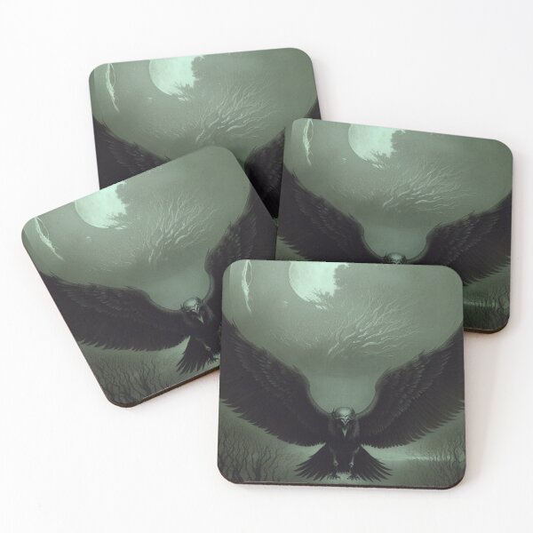 Item preview, Haunting Gothic Crow Scene designed and sold by TheDarkWardrobe.