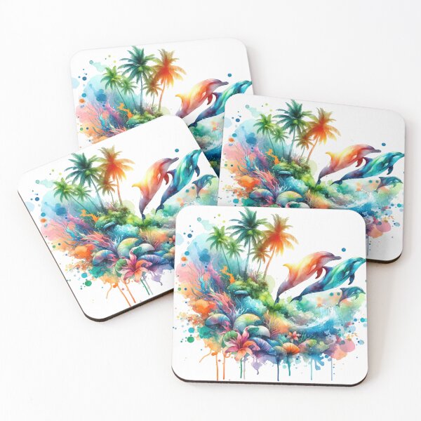 Item preview, Tropical Dolphin Design designed and sold by EarthArtAvencha.