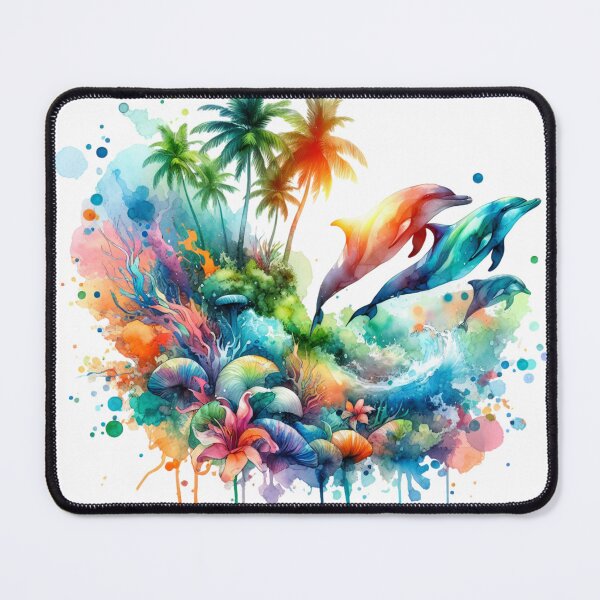 Item preview, Tropical Dolphin Design designed and sold by EarthArtAvencha.