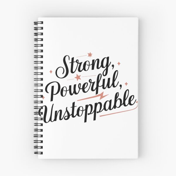 Item preview, Bold Strong Powerful Unstoppable Design designed and sold by ArtByYunus.
