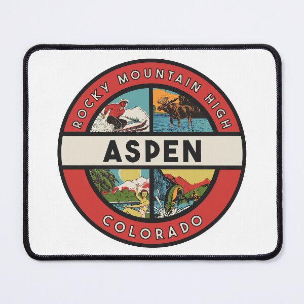 Item preview, Aspen Colorado Vintage Style Decal designed and sold by Decal Mania.