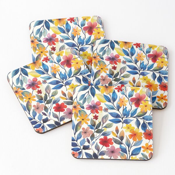 Item preview, patrón transparente floral acuarela designed and sold by NGDigitalArt.
