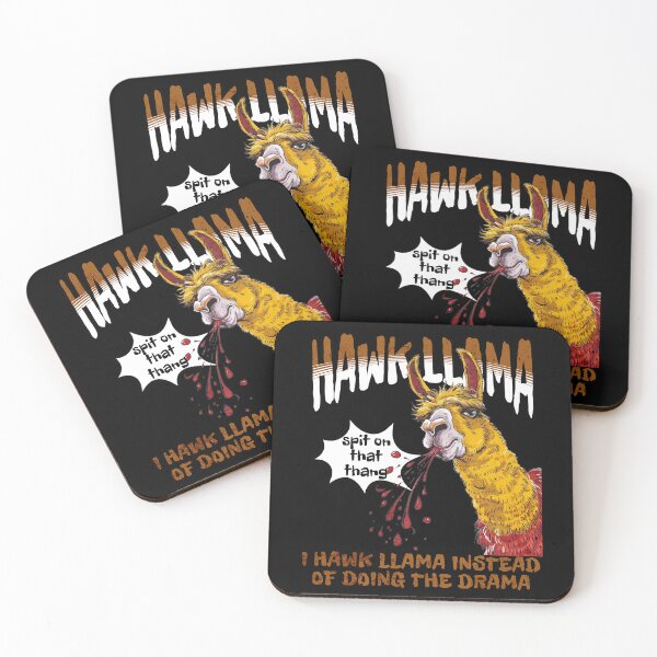 Item preview, HAWK LLAMA INSTEAD OF DOING THE DRAMA designed and sold by justyna-s28.