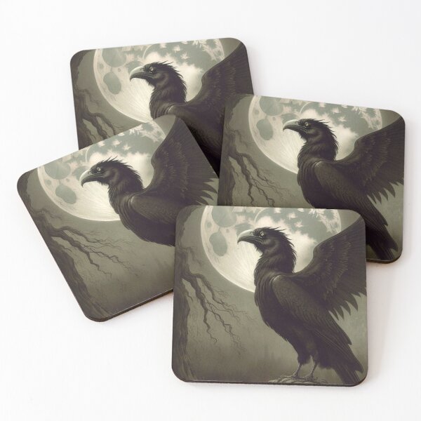 Item preview, Abstract Dark Haunting Crow Scene designed and sold by TheDarkWardrobe.