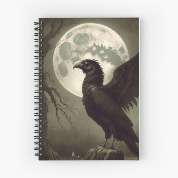 Item preview, Abstract Dark Haunting Crow Scene designed and sold by TheDarkWardrobe.