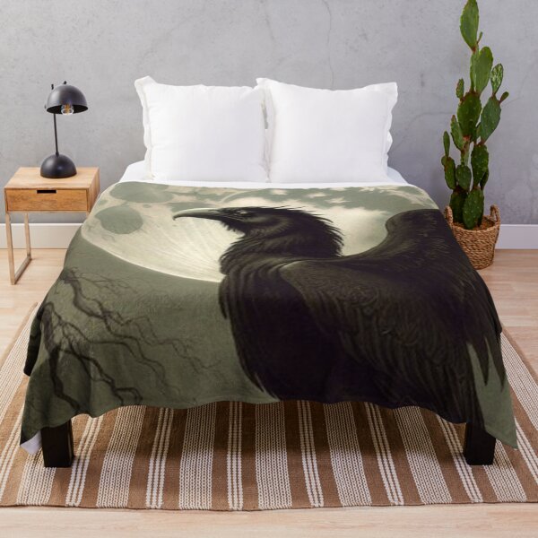 Item preview, Abstract Dark Haunting Crow Scene designed and sold by TheDarkWardrobe.