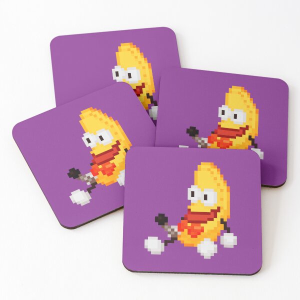 Item preview, Dancing Banana Plush Pixel Art designed and sold by NewtsNovelty.