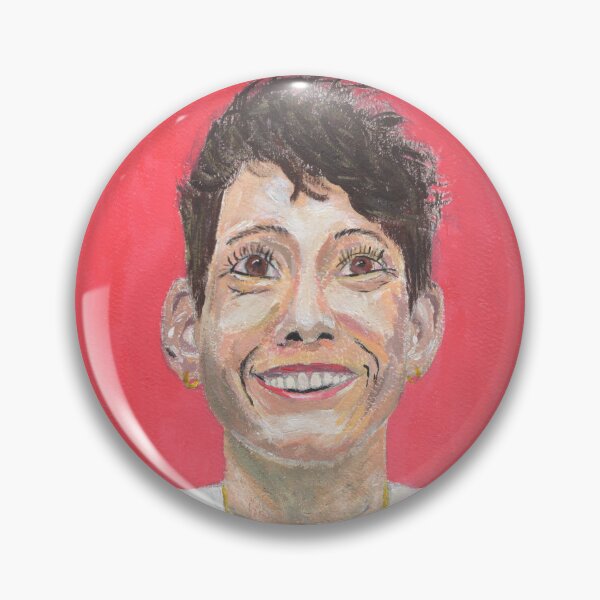 Item preview, Suzi Ruffell Portrait - Acrylic on paper designed and sold by sideaves.