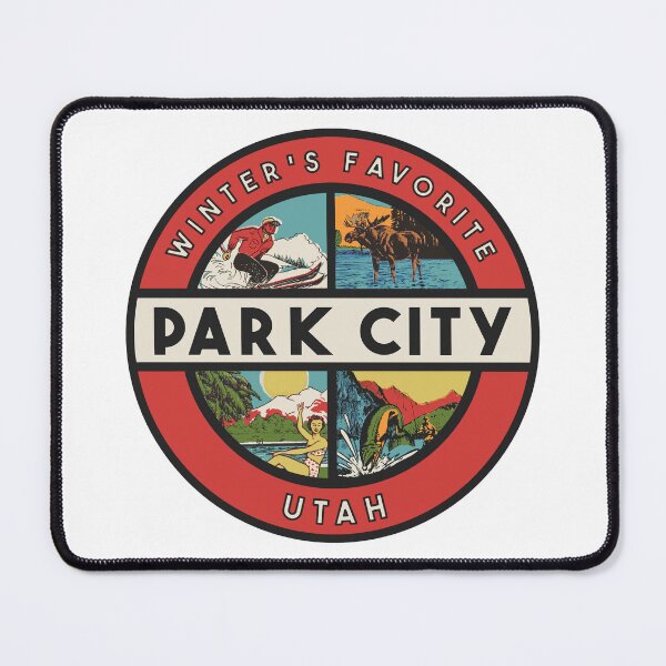 Item preview, Park City Utah Vintage Style Decal designed and sold by Decal Mania.