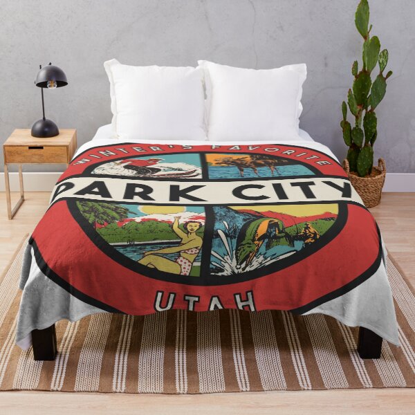 Item preview, Park City Utah Vintage Style Decal designed and sold by Decal Mania.