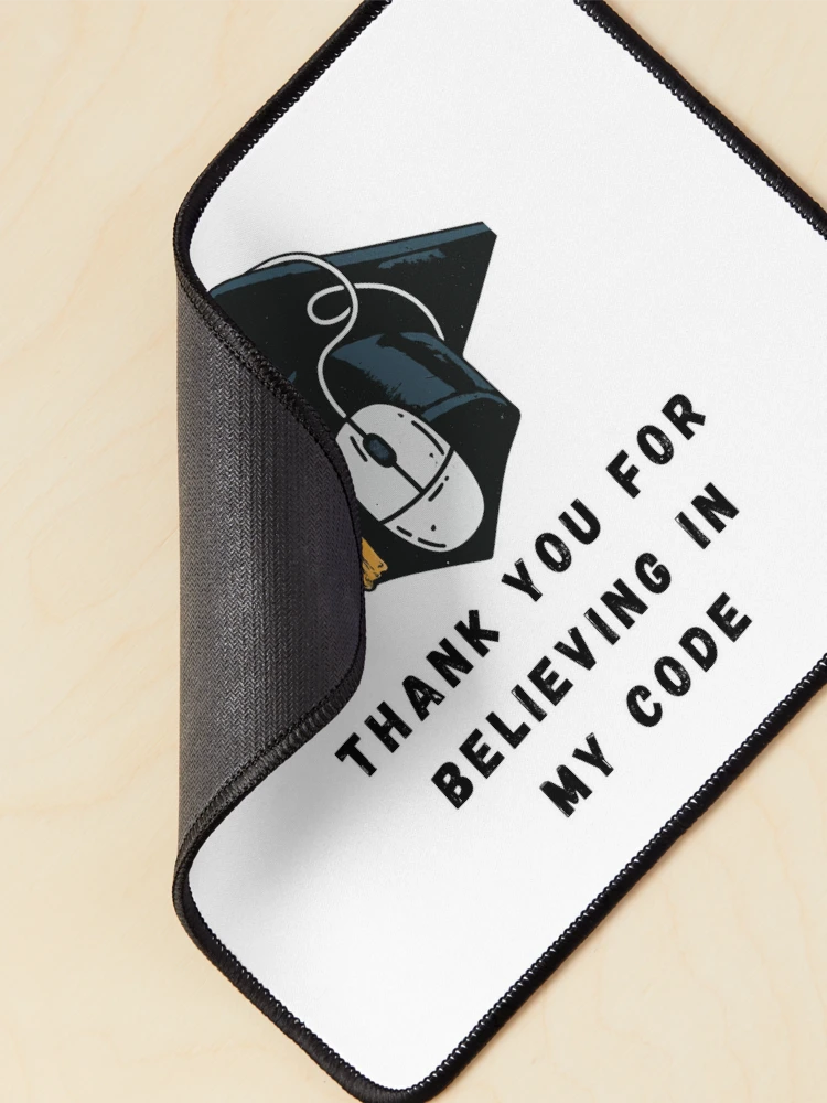 Thumbnail 2 of 5, Mouse Pad, Computer Graduate - My Code designed and sold by FitEnvy.