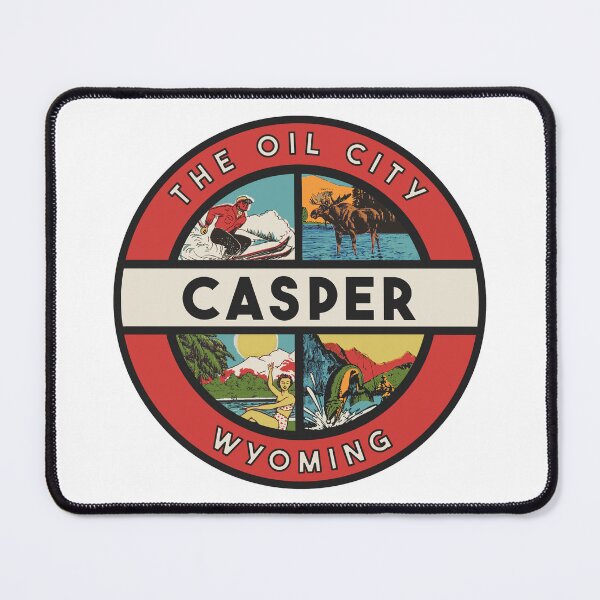 Item preview, Casper Wyoming Vintage Style Decal designed and sold by Decal Mania.