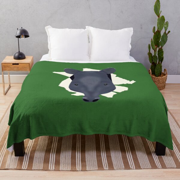 Item preview, Malayan Tapir's Head Poking Out of Ripped Paper designed and sold by ThatIsSomething.