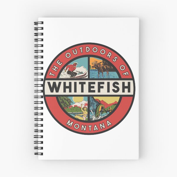 Item preview, Whitefish Montana Vintage Style Decal designed and sold by Decal Mania.