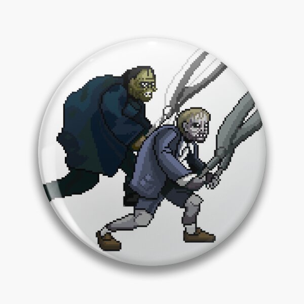 Item preview, Scissorman - Danny and Bobby Barrows (Clock Tower) designed and sold by Dougy FreshArt.