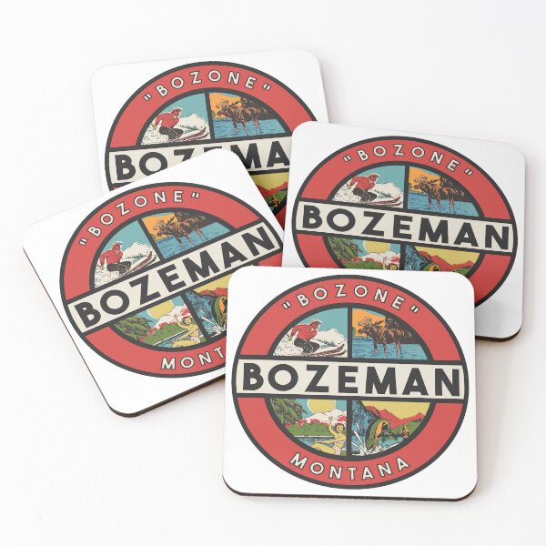 Item preview, Bozeman Montana Vintage Style Decal designed and sold by Decal Mania.