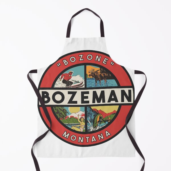 Item preview, Bozeman Montana Vintage Style Decal designed and sold by Decal Mania.