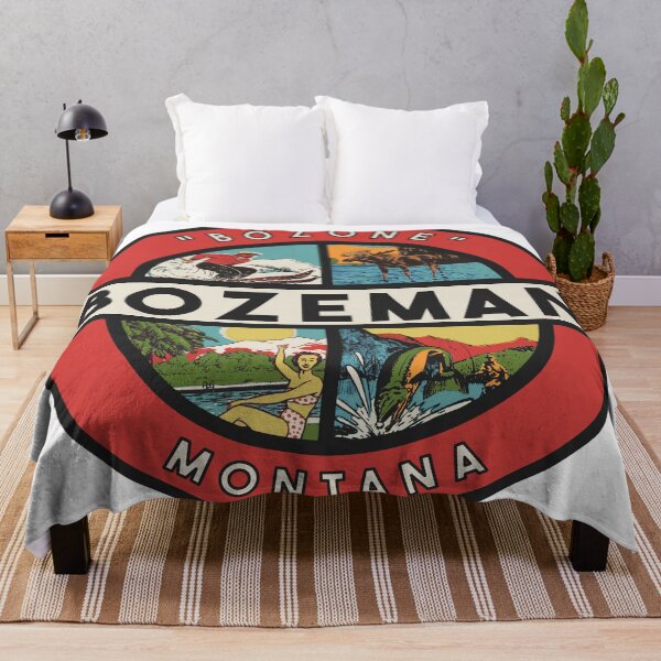 Item preview, Bozeman Montana Vintage Style Decal designed and sold by Decal Mania.