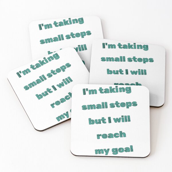 Item preview, small steps, cool quote designed and sold by WikPo.