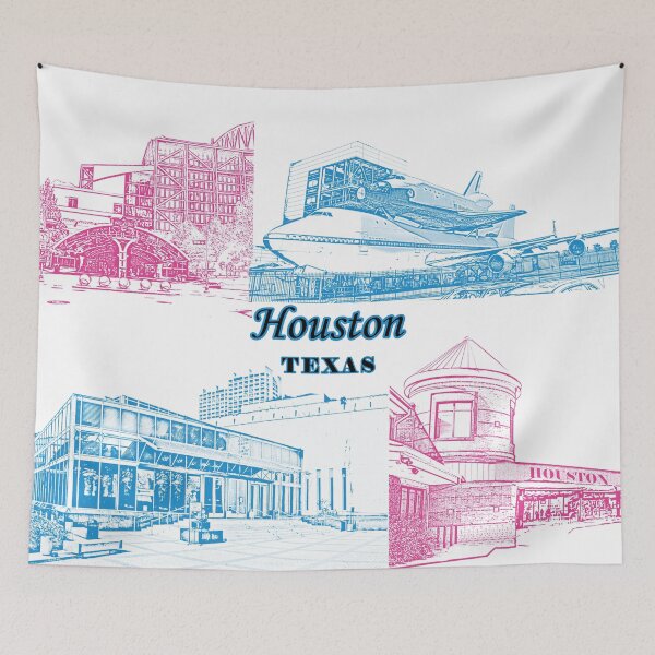 Item preview, Houston, Texas - Popular Attractions designed and sold by leemcnut.