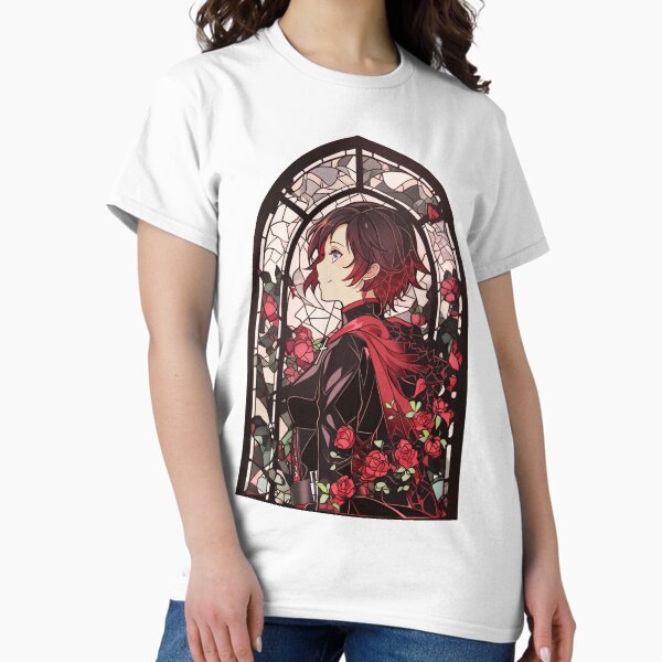 Item preview, Stained Glass Ruby Rose designed and sold by SchellStation.