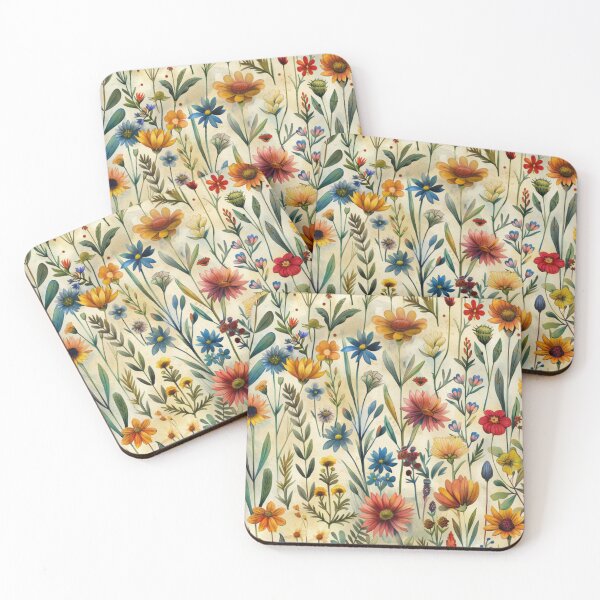 Item preview, Watercolor Floral seamless pattern designed and sold by NGDigitalArt.
