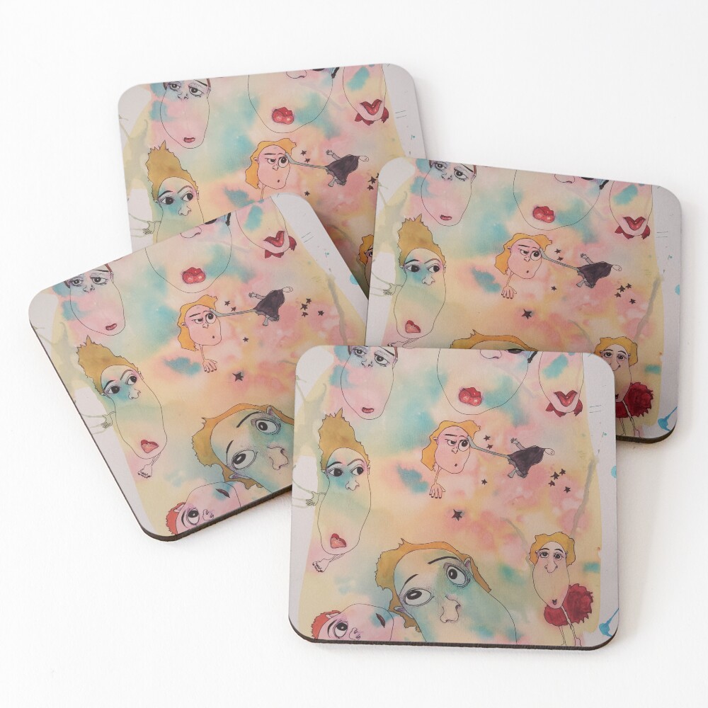 Item preview, Coasters (Set of 4) designed and sold by Rorschach68.