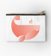 Whale - Peach Studio Pouch