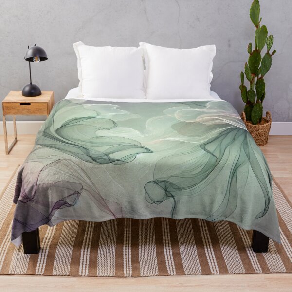 Item preview, Ethereal Watercolor Patterns in Sage Green and Lavender designed and sold by CardsStudio.