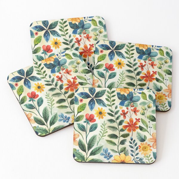 Item preview, Watercolor Floral seamless pattern designed and sold by NGDigitalArt.