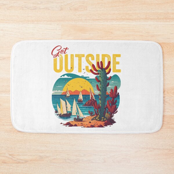 Item preview, Get Outside - sailboats on a cactus beach island designed and sold by lliiaa1111.