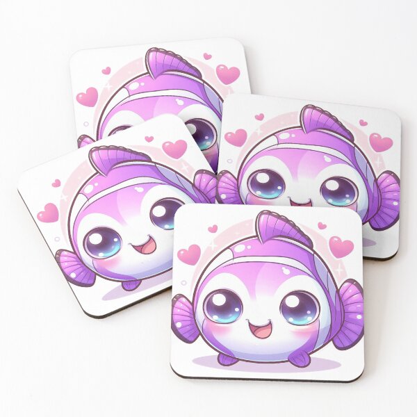 Item preview, Adorable Pink Fish Drawing: A Cute Nemo-Inspired Creation designed and sold by nada-art.
