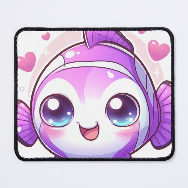 Item preview, Adorable Pink Fish Drawing: A Cute Nemo-Inspired Creation designed and sold by nada-art.