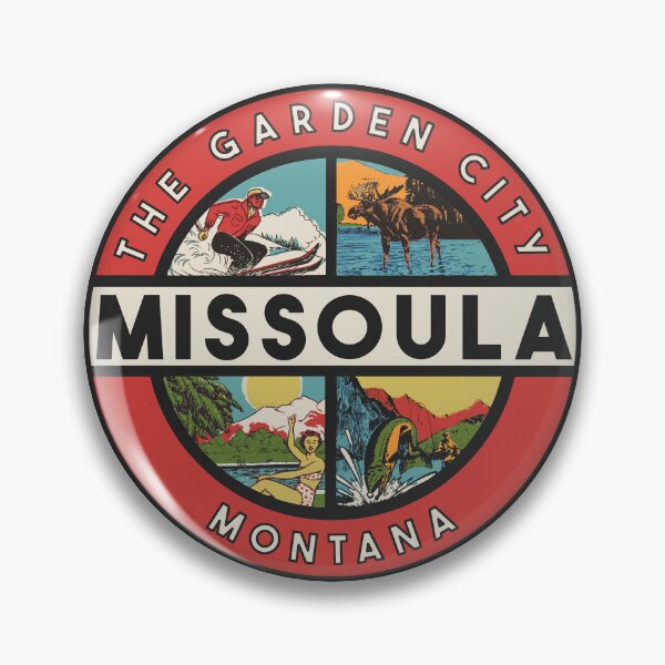 Item preview, Missoula Montana Vintage Style Decal designed and sold by Decal Mania.
