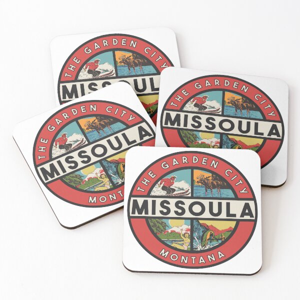 Item preview, Missoula Montana Vintage Style Decal designed and sold by Decal Mania.