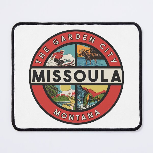 Item preview, Missoula Montana Vintage Style Decal designed and sold by Decal Mania.