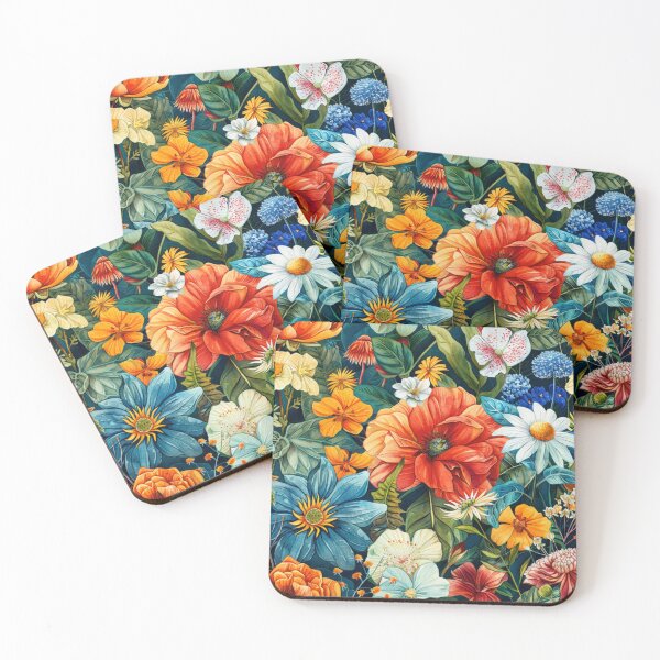 Item preview, Colorful Floral seamless Pattern designed and sold by NGDigitalArt.
