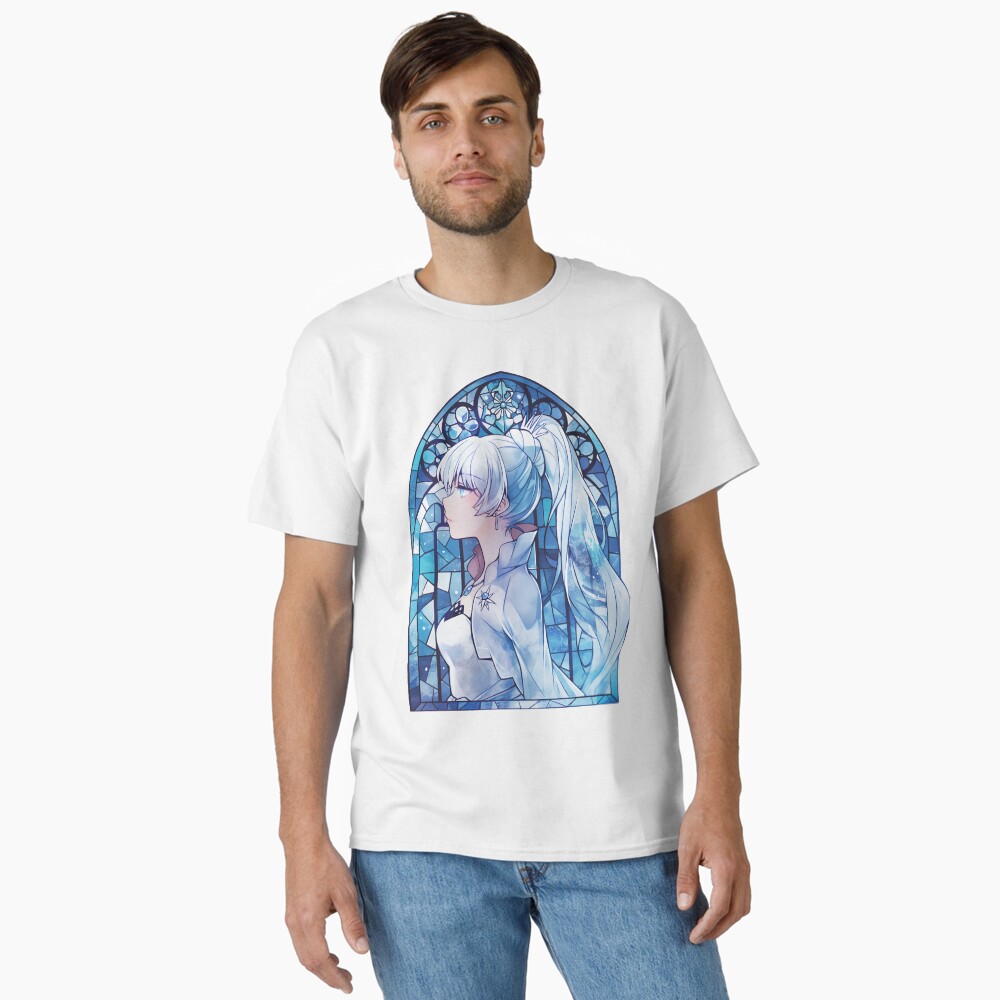 Stained Glass Weiss Sticker