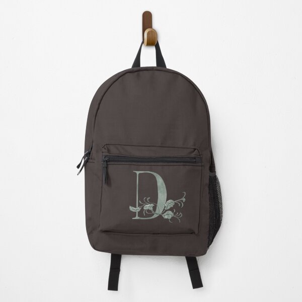 Item preview, Luxury Floral Monogram D: Elegant Grey and Silver Typography designed and sold by Fil4.