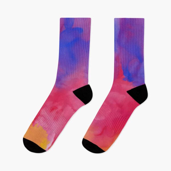 Item preview, Trendy Vibrant Watercolor Abstract Pattern decor – Red, Yellow, Blue Swirl designed and sold by Unitepeople.