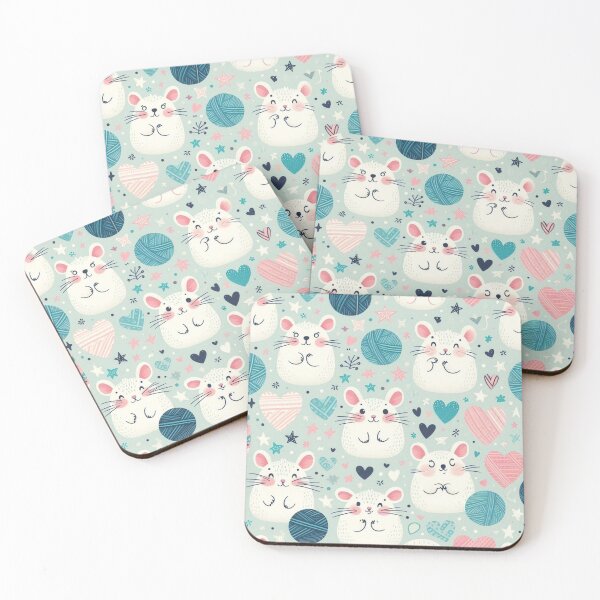 Item preview, Gerbil Whimsy: A Pastel Parade designed and sold by Furbulous Faces.