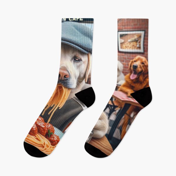 Item preview, Labrador Retriever Social Media Celebrity Taking Selfie Eating Spaghetti designed and sold by TheDogOnIt.