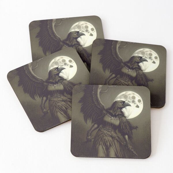 Item preview, Abstract Dark Haunting Crow  designed and sold by TheDarkWardrobe.