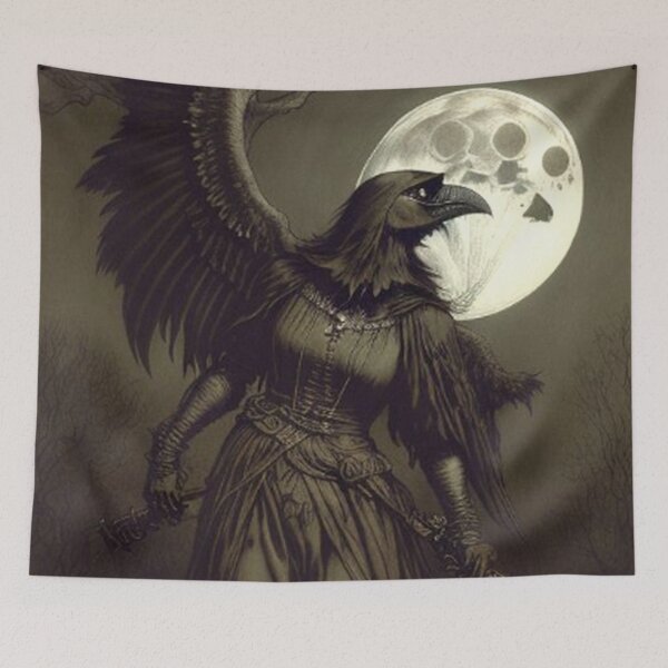 Item preview, Abstract Dark Haunting Crow  designed and sold by TheDarkWardrobe.
