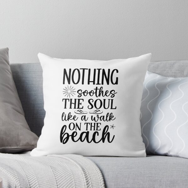 Item preview, Nothing soothes the soul like a walk on the beach  designed and sold by DesignCosmos.